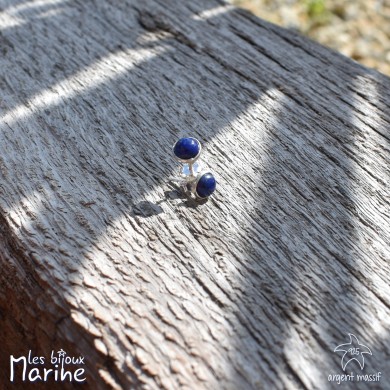 Boucles Lapis-lazuli