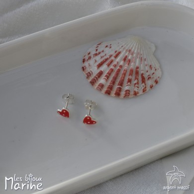 Boucles d'oreilles coeur